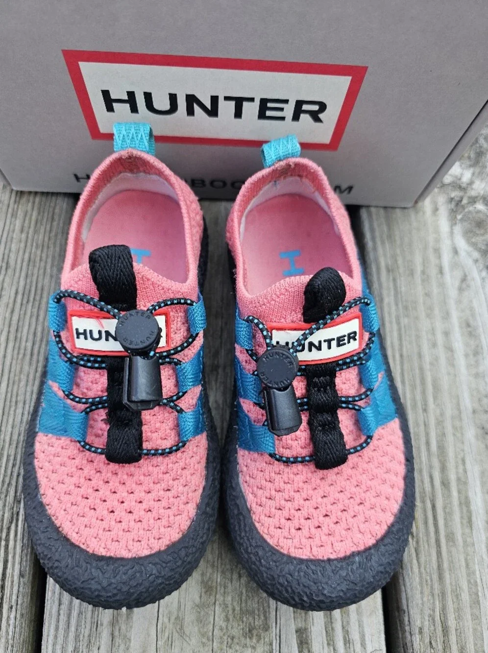 Hunter Tiddler Pink & Blue Water Shoe